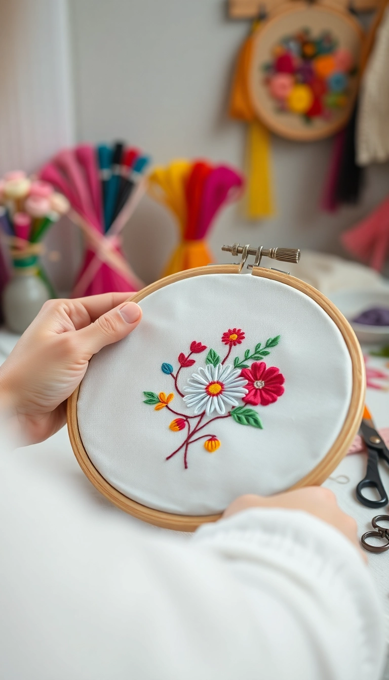 14 Adult Crafts That Will Bring Out Your Inner Artist (Especially #8!) - 2. Embroidery Art