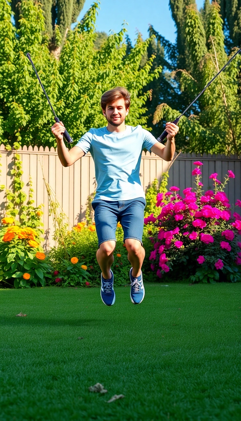 15 Home Workouts That Burn Major Calories (Even #7 Will Surprise You!) - 12. Skipping Rope: A Timeless Calorie Burner