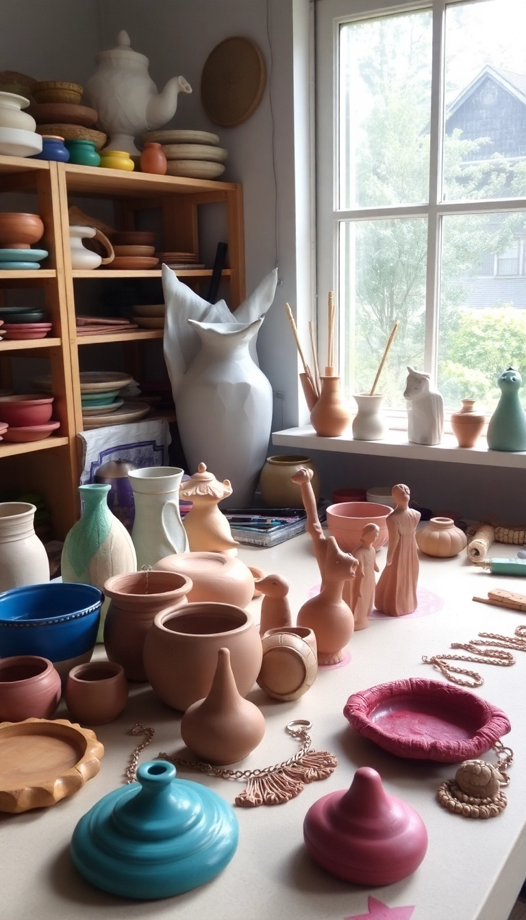 14 Adult Crafts That Will Bring Out Your Inner Artist (Especially #8!) - 9. Clay Sculpting
