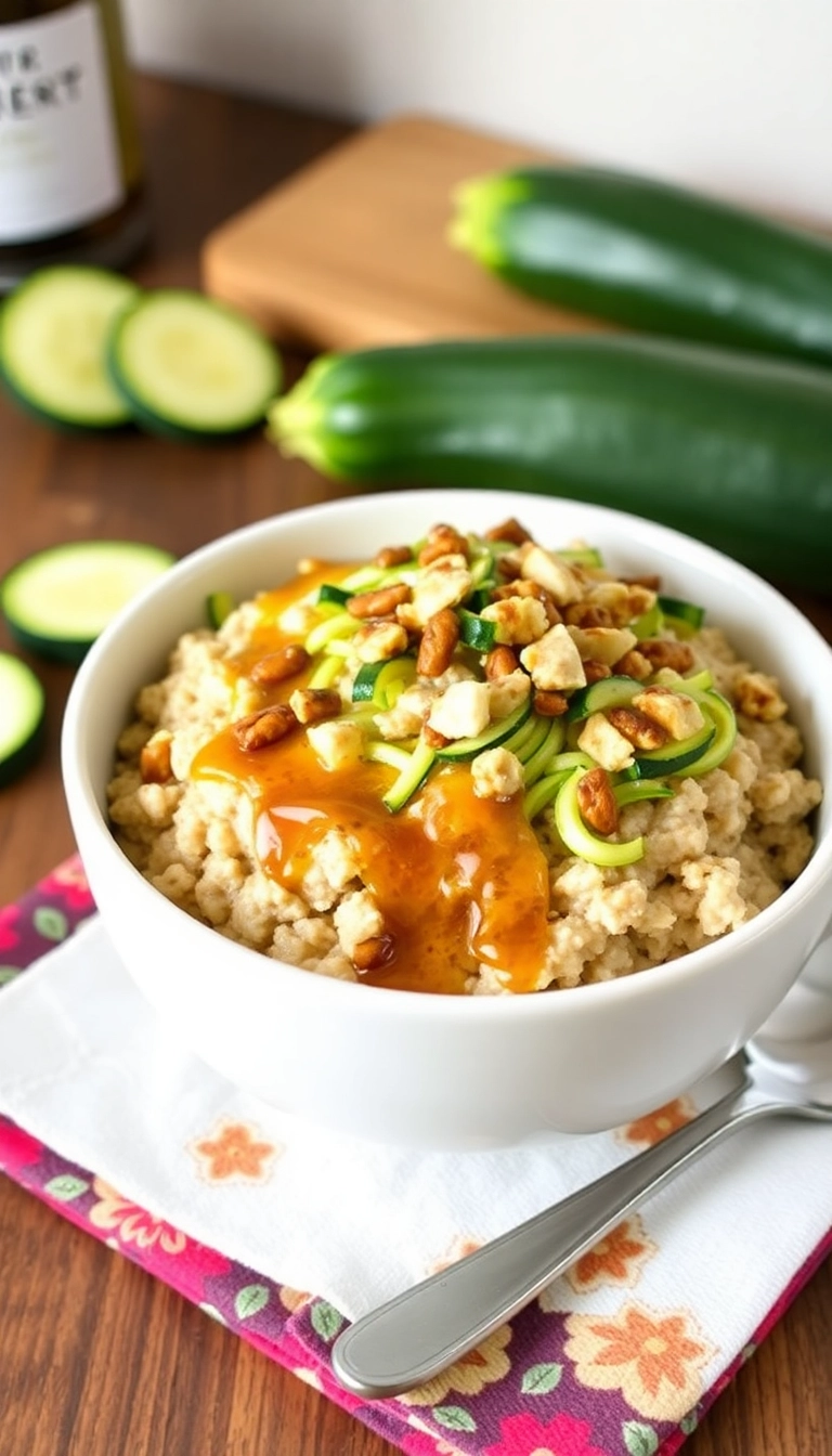 22 Nutritious Breakfast Recipes That Will Jumpstart Your Day (Wait Until You Try #8!) - 21. Zucchini Bread Oatmeal