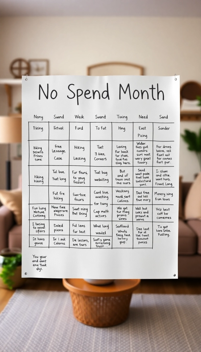 30 Inspiring New Year Resolutions You Can Actually Stick To (Number 15 Will Shock You!) - 19. Challenge Yourself to a No-Spend Month