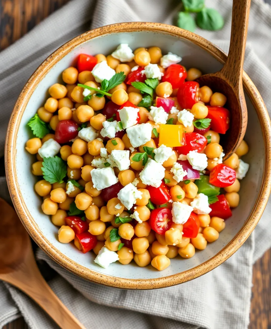 12 Healthy Weeknight Meals That Taste Amazing and Are Ready in 30 Minutes! - 7. Mediterranean Chickpea Salad