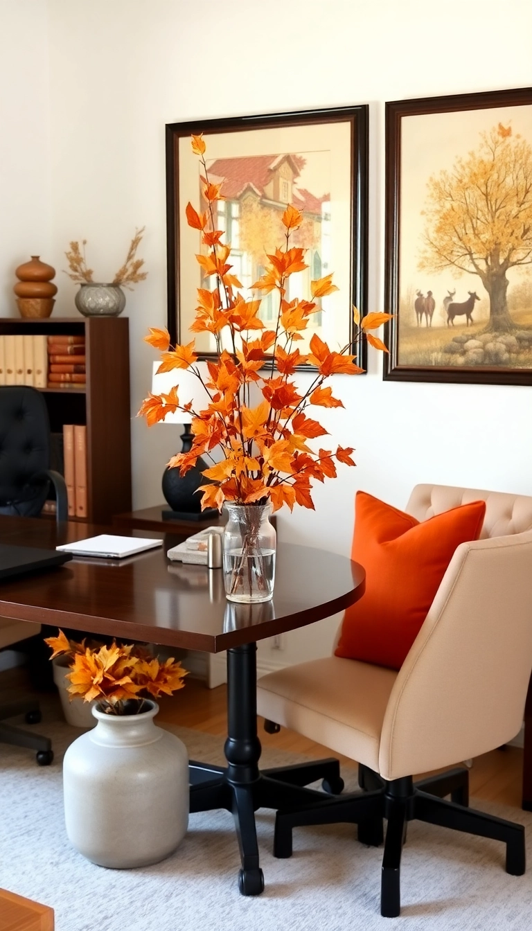 17 Home Office Decor Ideas That'll Boost Your Productivity and Style! - 15. Seasonal Decor Changes