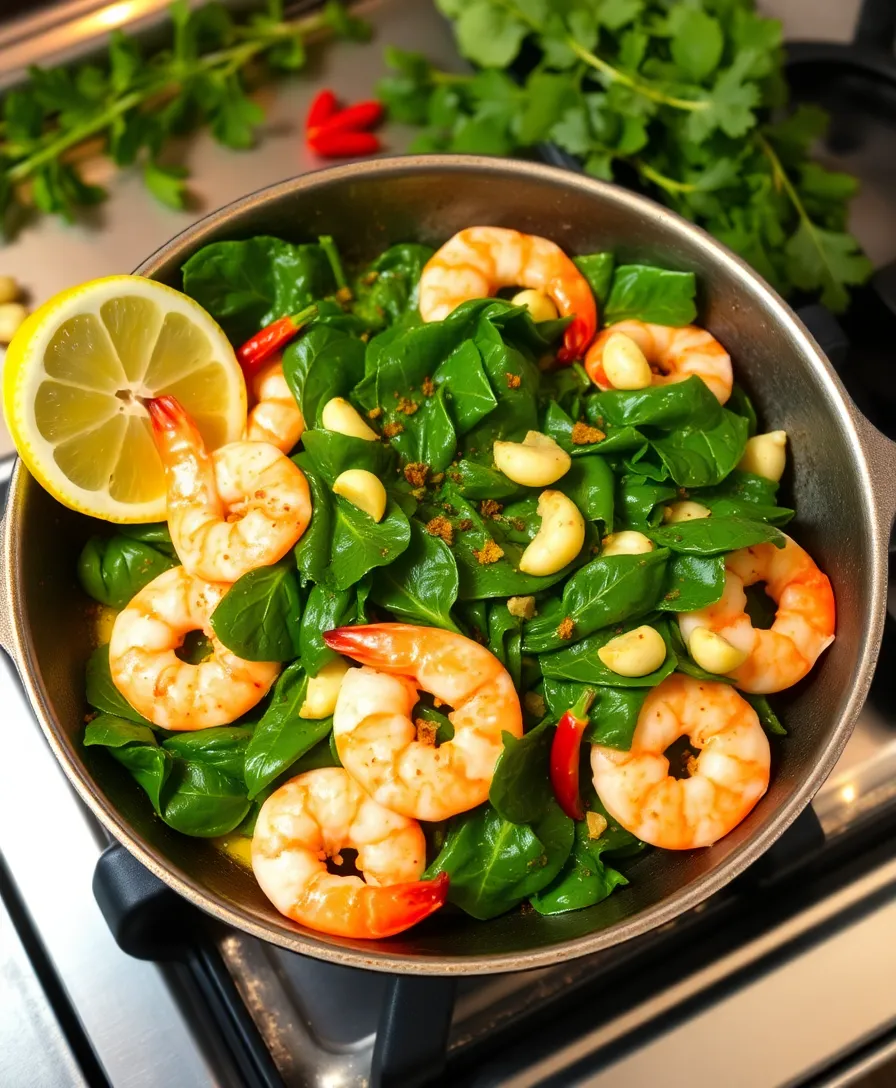 10 Healthy Meals You Can Make in Under 30 Minutes (Your Taste Buds Will Thank You!) - 2. Lemon Garlic Shrimp and Spinach