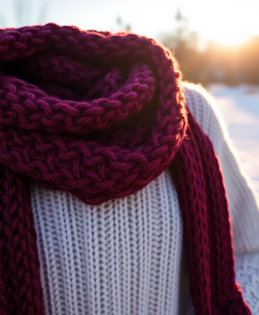 10 Must-Have Winter Accessories That Will Instantly Elevate Any Outfit! - 1. Chunky Knit Scarves