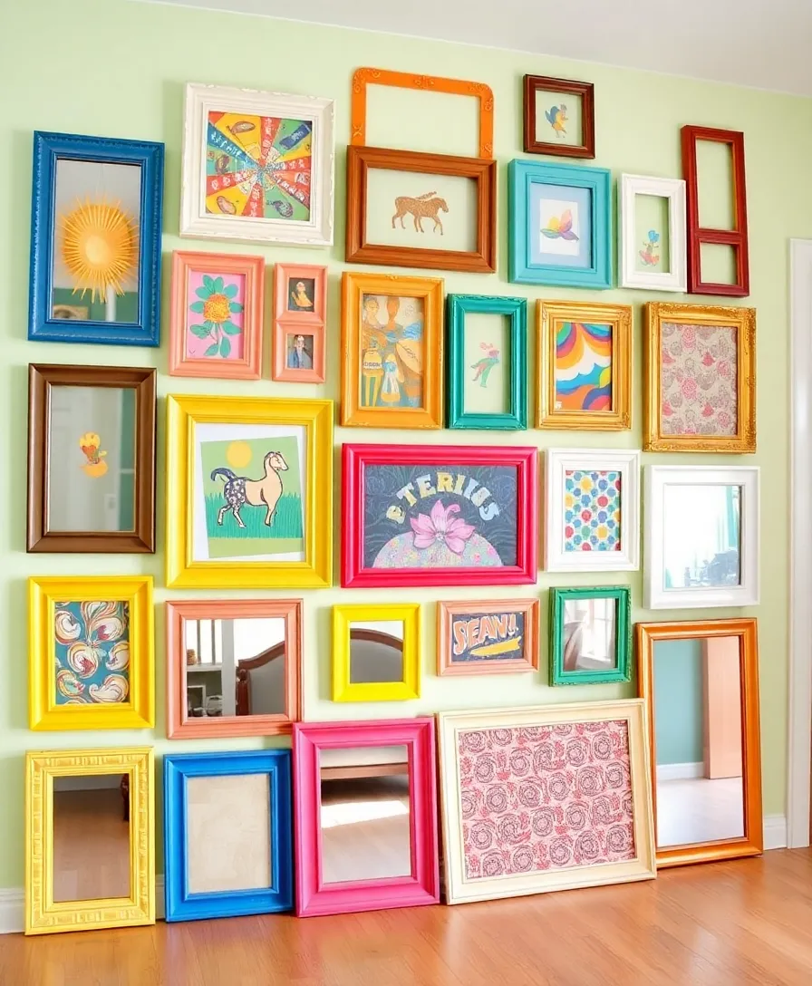25 Budget-Friendly DIY Home Decor Projects That'll Transform Your Space (You Won't Believe #10!) - 4. Recycled Picture Frames