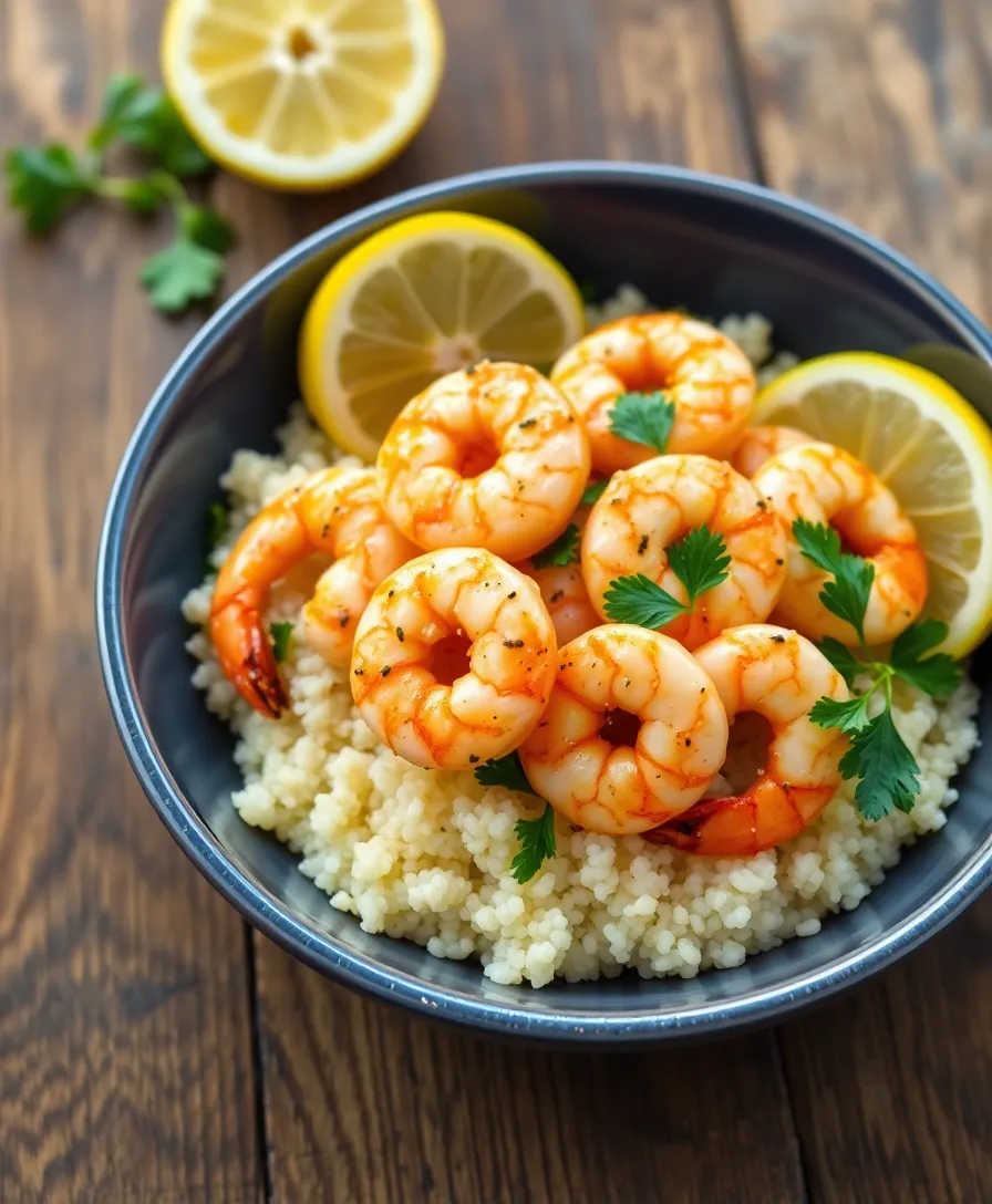 12 Healthy Weeknight Meals That Taste Amazing and Are Ready in 30 Minutes! - 1. Zesty Lemon Garlic Shrimp with Quinoa