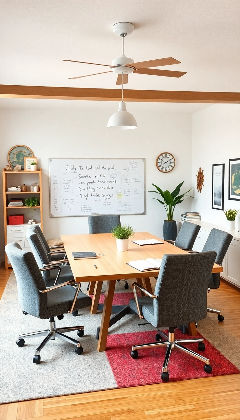 17 Home Office Decor Ideas That'll Boost Your Productivity and Style! - 16. Collaborative Spaces