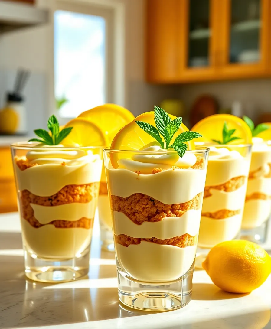15 Simple Dessert Ideas That'll Impress Your Guests (And They Only Take 15 Minutes!) - 5. Lemon Mousse Parfaits