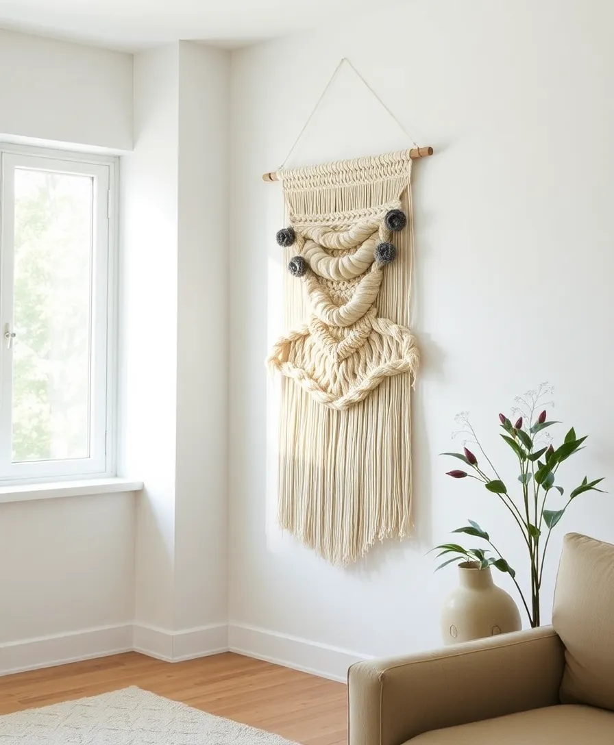 25 Budget-Friendly DIY Home Decor Projects That'll Transform Your Space (You Won't Believe #10!) - 9. Woven Wall Hangings