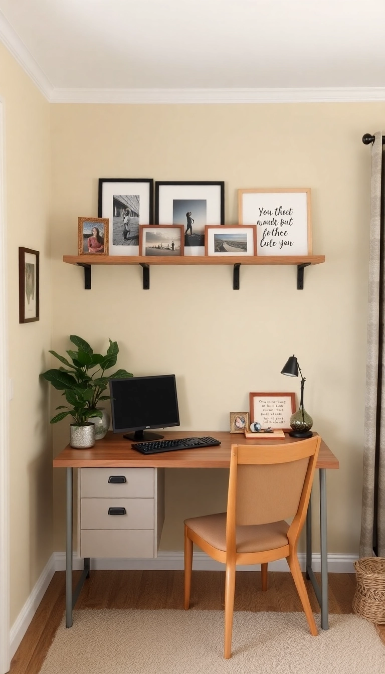 17 Home Office Decor Ideas That'll Boost Your Productivity and Style! - 8. Personal Touches