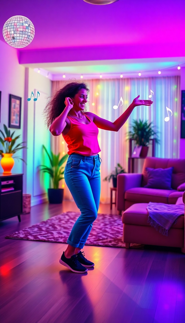 15 Home Workouts That Burn Major Calories (Even #7 Will Surprise You!) - 7. Dance Party: Get Fit and Have Fun!