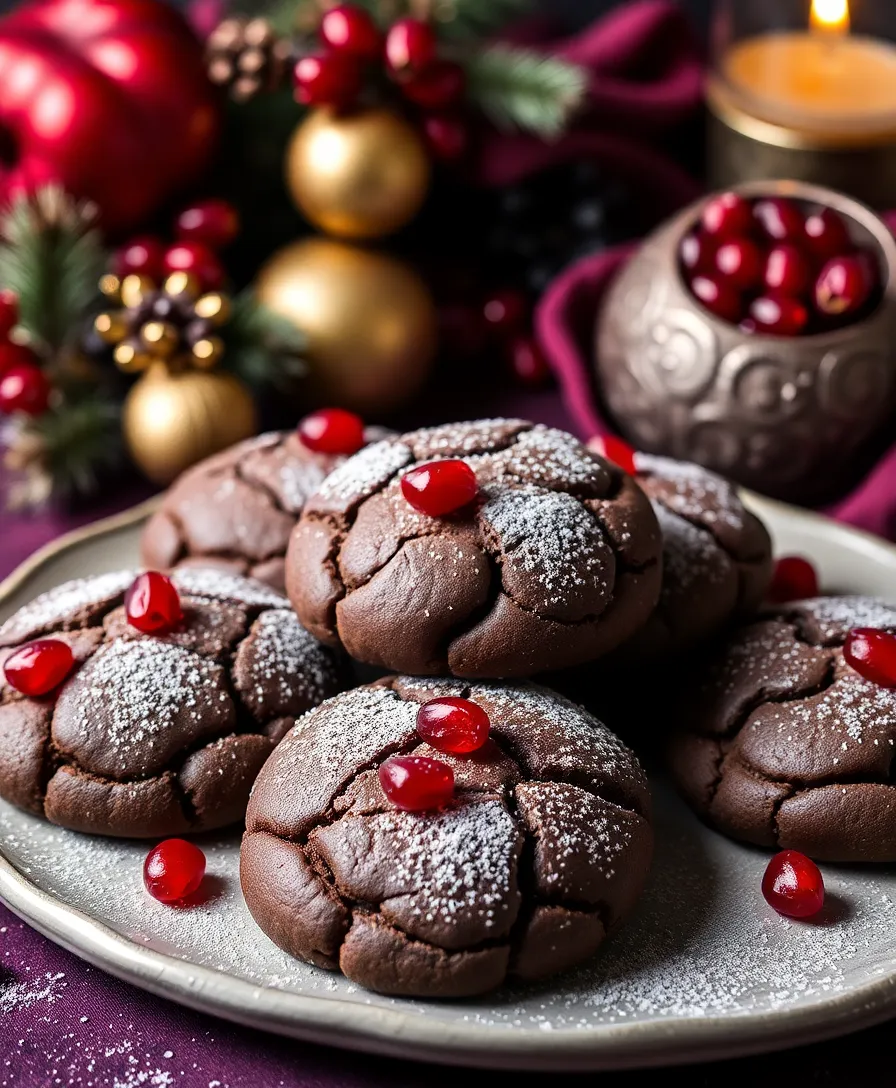 17 Unique Holiday Cookies with Flavors You’ve Never Considered (Get Ready for #8!) - 14. Pomegranate Chocolate Cookies