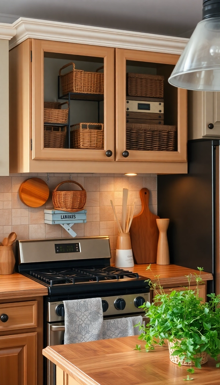 22 Clever Home Storage Hacks You Never Knew You Needed (Especially #12!) - 9. Utilize the Space Above Cabinets