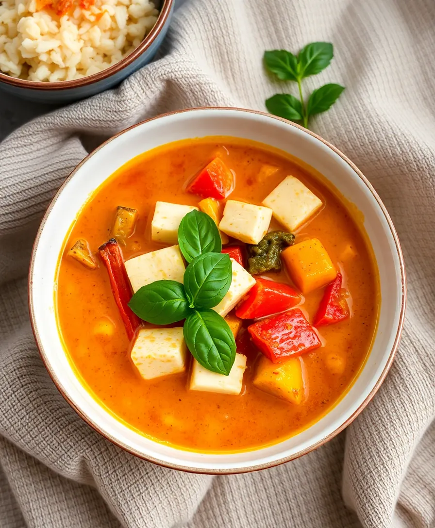 12 Healthy Weeknight Meals That Taste Amazing and Are Ready in 30 Minutes! - 10. Thai Coconut Curry with Tofu