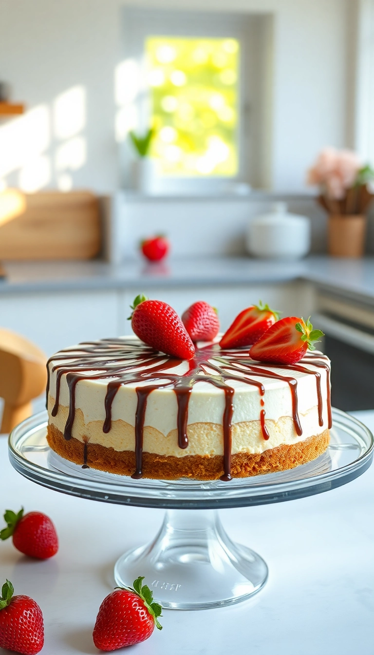 12 Easy Baking Recipes That'll Make You Feel Like a Pro Baker in No Time! - 7. No-Bake Cheesecake