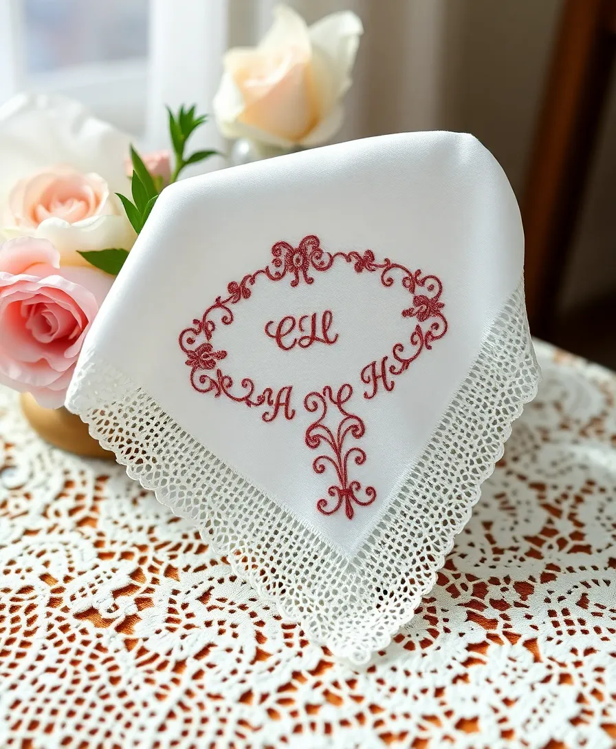 18 Unique DIY Gifts That Will Make You the Best Gift-Giver Ever (#9 Will Surprise You!) - 6. Embroidered Handkerchiefs