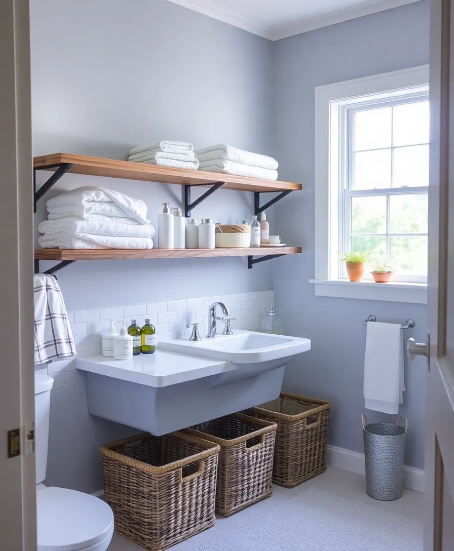 17 Genius DIY Storage Solutions That’ll Maximize Your Space (You’ll Thank Us for #9!) - 16. Clever Bathroom Storage