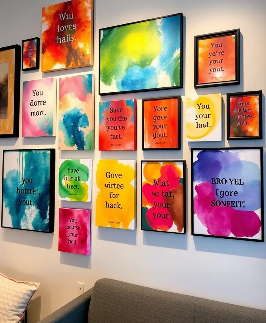 25 Budget-Friendly DIY Home Decor Projects That'll Transform Your Space (You Won't Believe #10!) - 2. Handmade Wall Art