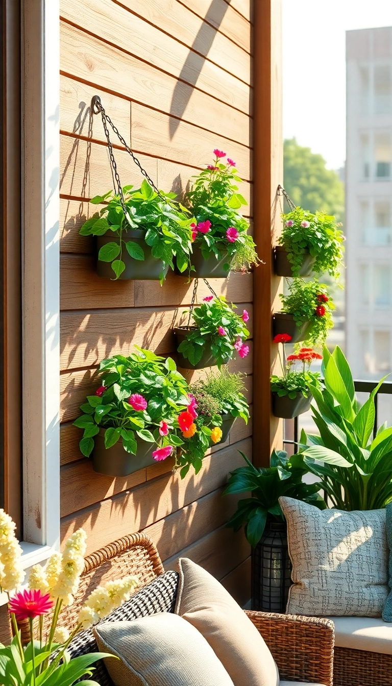 22 Clever Home Storage Hacks You Never Knew You Needed (Especially #12!) - 6. Vertical Garden Planters