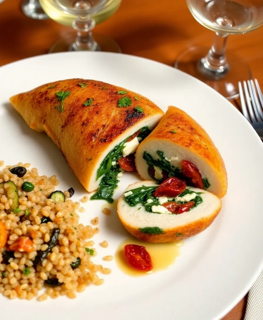 10 Healthy Meals You Can Make in Under 30 Minutes (Your Taste Buds Will Thank You!) - 4. Spinach and Feta Stuffed Chicken Breasts