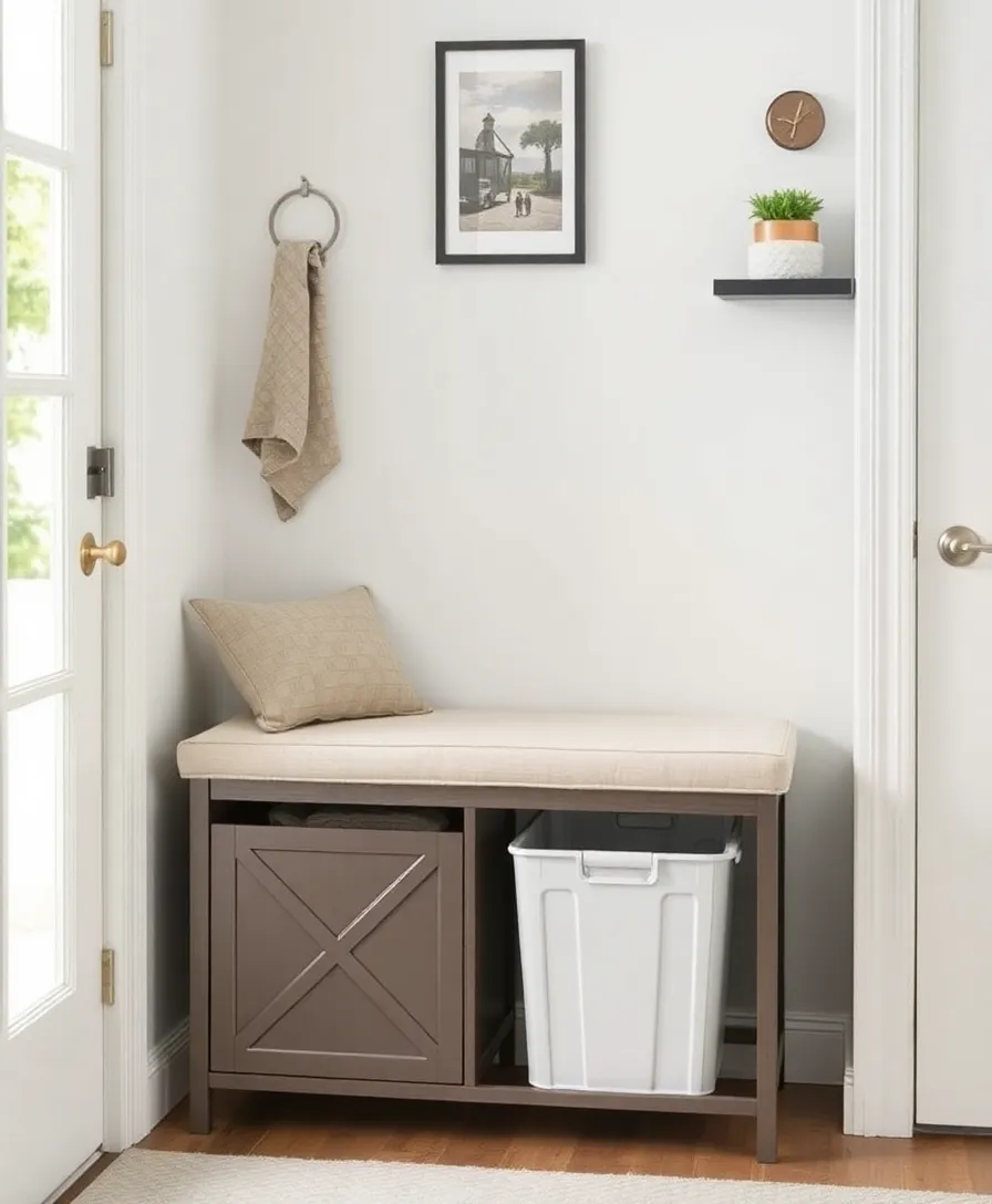 17 Genius DIY Storage Solutions That’ll Maximize Your Space (You’ll Thank Us for #9!) - 9. Hidden Laundry Hamper