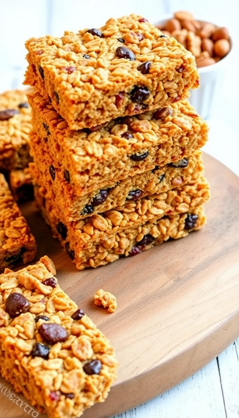 22 Nutritious Breakfast Recipes That Will Jumpstart Your Day (Wait Until You Try #8!) - 16. Fruit and Nut Granola Bars