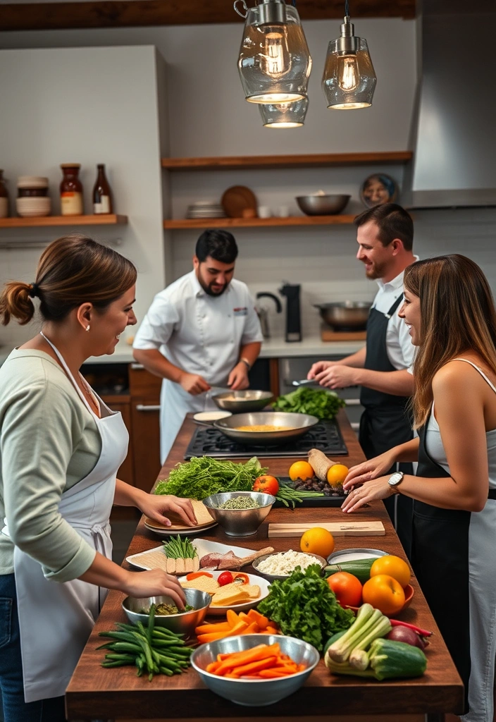 12 Creative Date Ideas That Will Ignite Your Imagination (And Spark Romance!) - 5. Cooking Class Together