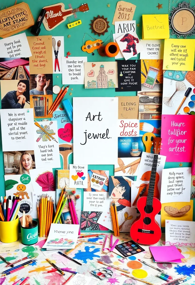 10 Inspiring 2025 Vision Board Ideas That'll Ignite Your Dreams! - 6. Creative Expression and Hobbies