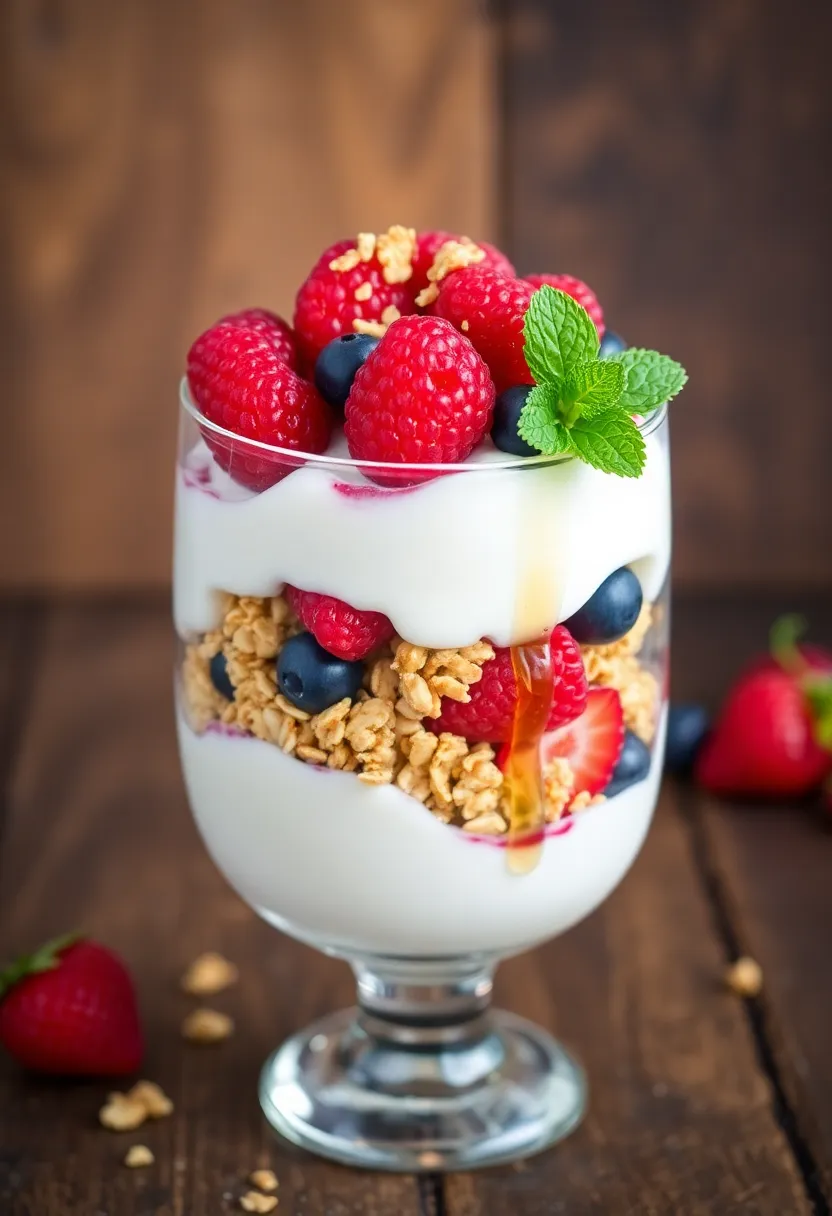 22 Healthy Snacks You Can Make in a Snap (Perfect for Busy Days!) - 1. Greek Yogurt Parfait