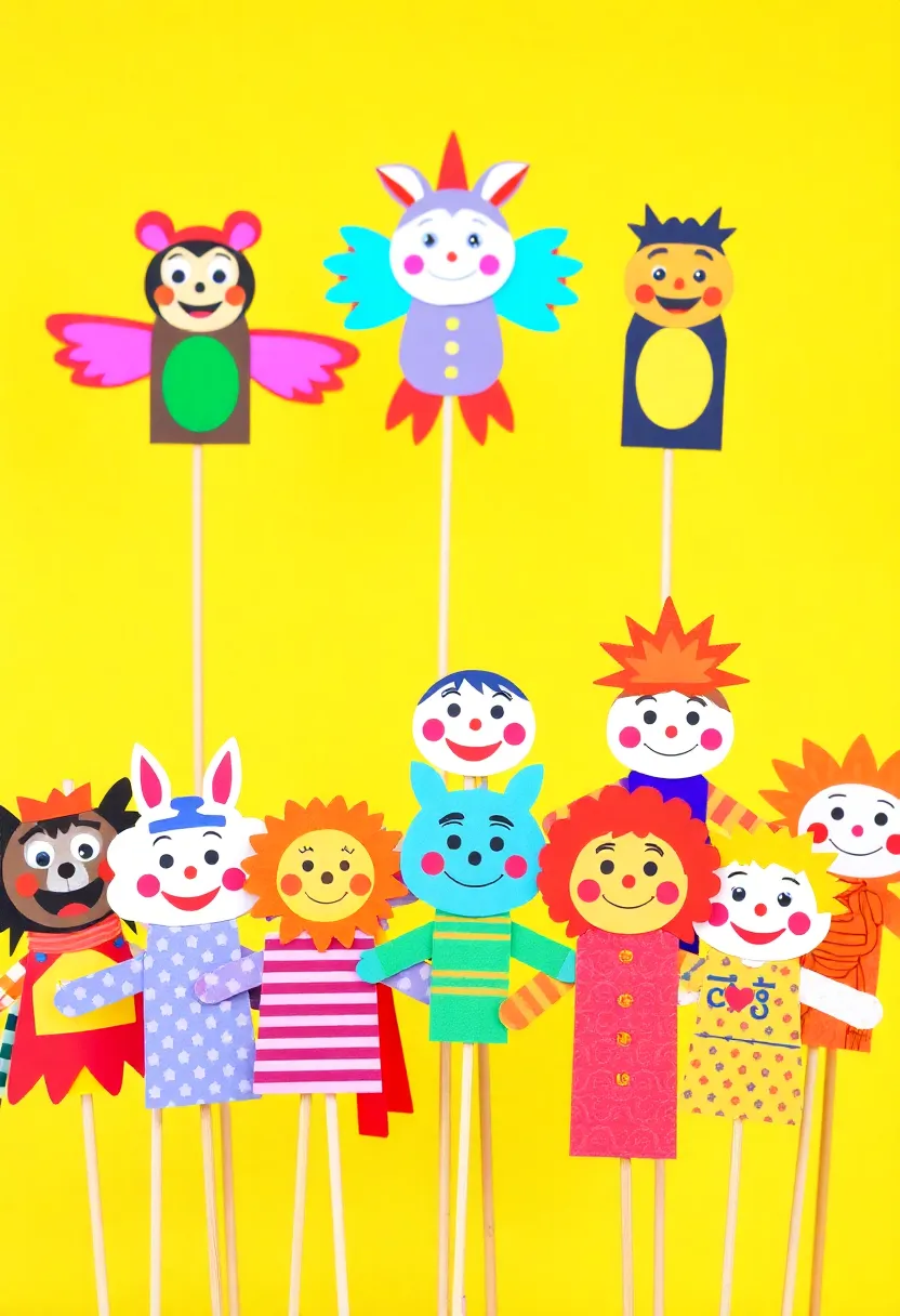 22 Simple Paper Crafts That Will Make Your Heart Melt (Wait Until You See #12!) - 7. Paper Puppets