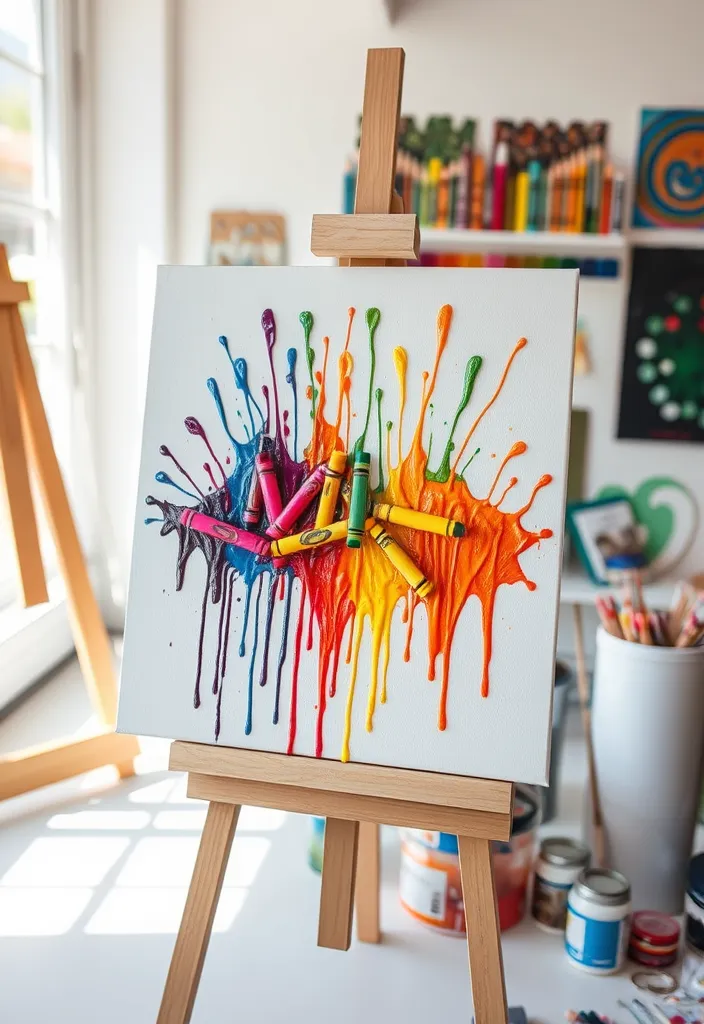 20 Incredible Upcycled Crafts You Won't Believe Are Made from Trash (#5 Is Pure Genius!) - 15. Upcycled Crayon Art