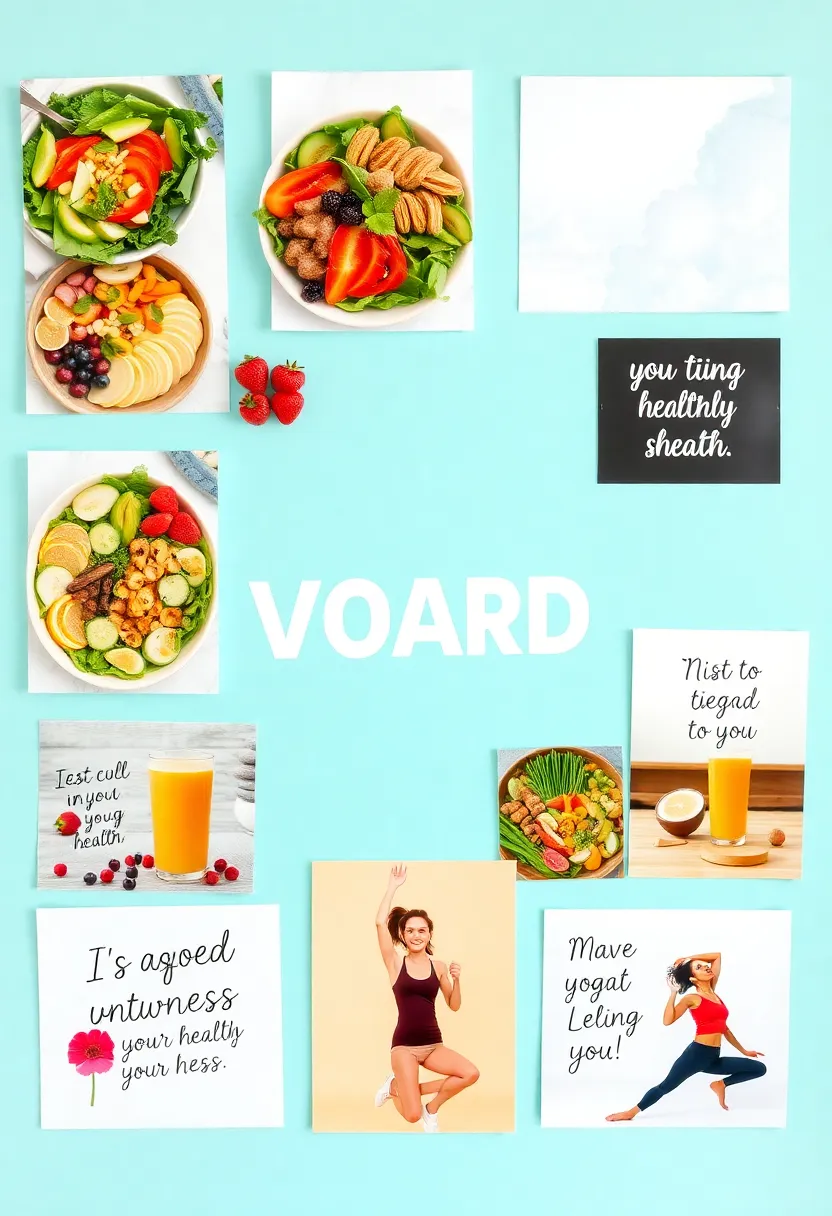 10 Inspiring 2025 Vision Board Ideas That'll Ignite Your Dreams! - 3. Health and Wellness Focus