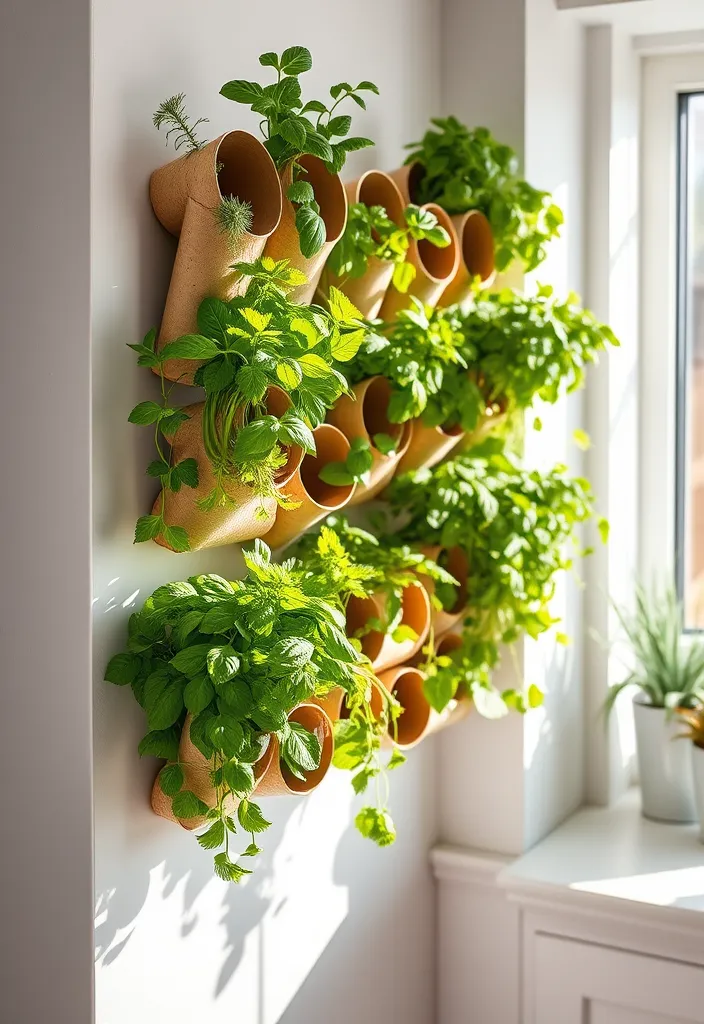 20 Incredible Upcycled Crafts You Won't Believe Are Made from Trash (#5 Is Pure Genius!) - 5. Cardboard Tube Herb Garden (#5 Is Pure Genius!)