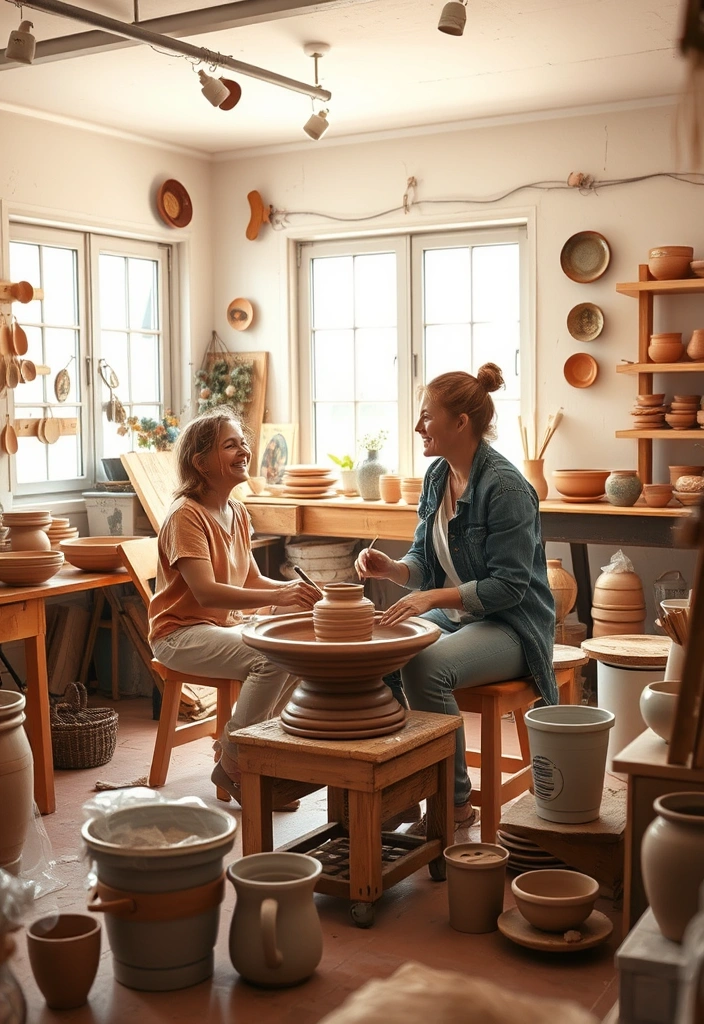 12 Creative Date Ideas That Will Ignite Your Imagination (And Spark Romance!) - 2. DIY Pottery Night