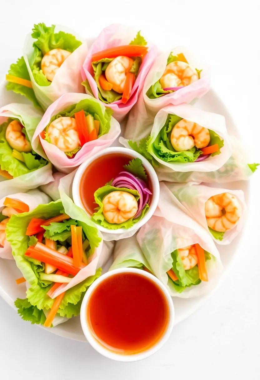 25 Meal Prep Ideas That Will Change Your Weeknight Dinner Game (Don't Miss #14!) - 20. Asian-Inspired Rice Paper Rolls