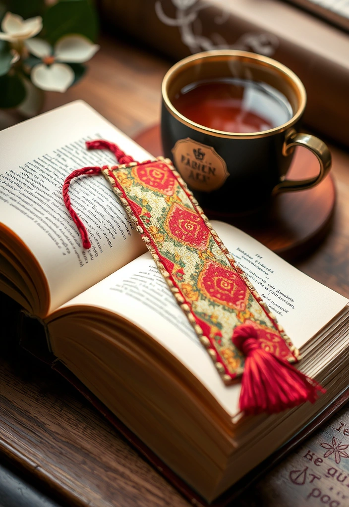 14 Easy Fabric Craft Projects That Even Beginners Can Master (Try #6 Today!) - 4. Fabric Bookmark