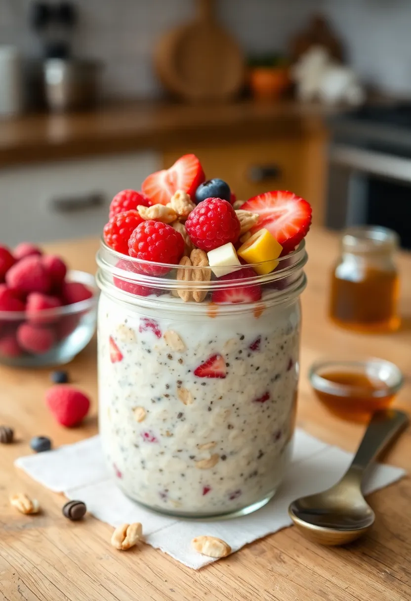 22 Healthy Snacks You Can Make in a Snap (Perfect for Busy Days!) - 6. Overnight Oats
