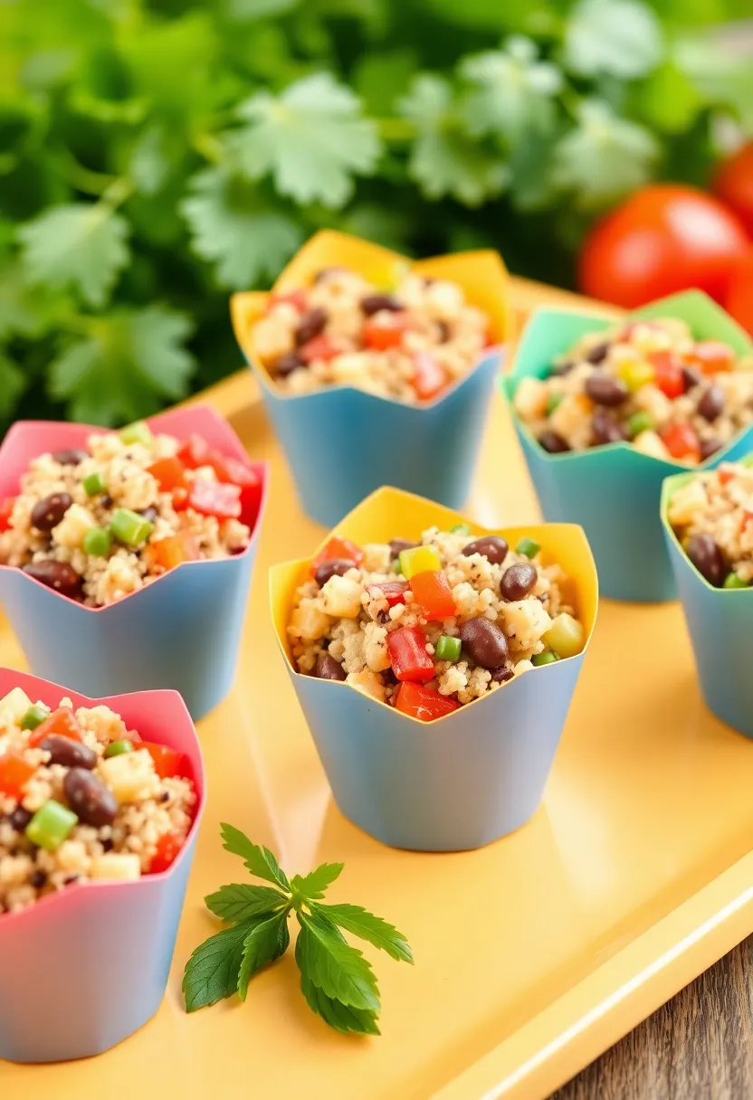 22 Healthy Snacks You Can Make in a Snap (Perfect for Busy Days!) - 15. Quinoa Salad Cups