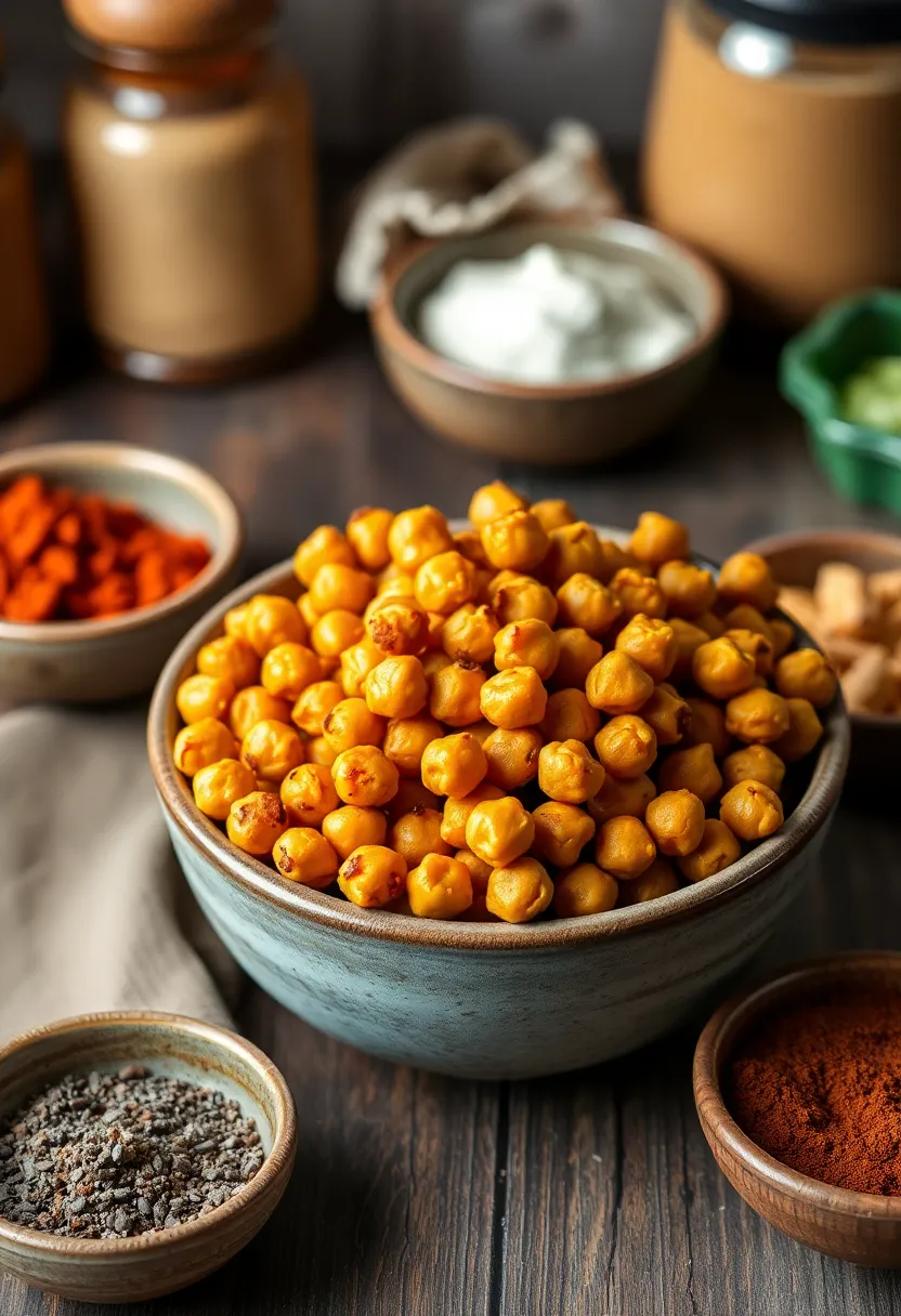 22 Healthy Snacks You Can Make in a Snap (Perfect for Busy Days!) - 13. Roasted Chickpeas