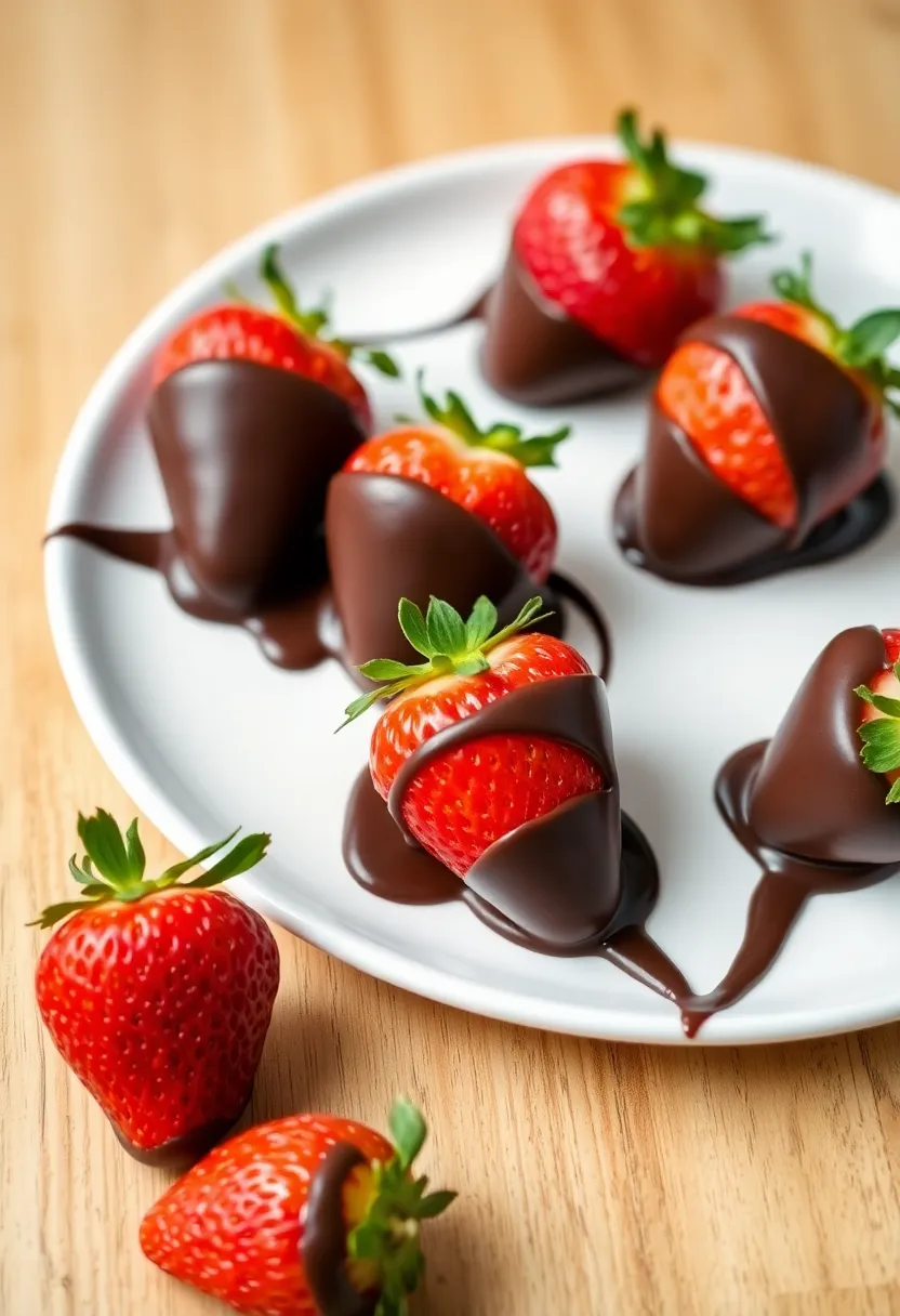 22 Healthy Snacks You Can Make in a Snap (Perfect for Busy Days!) - 10. Dark Chocolate-Covered Strawberries