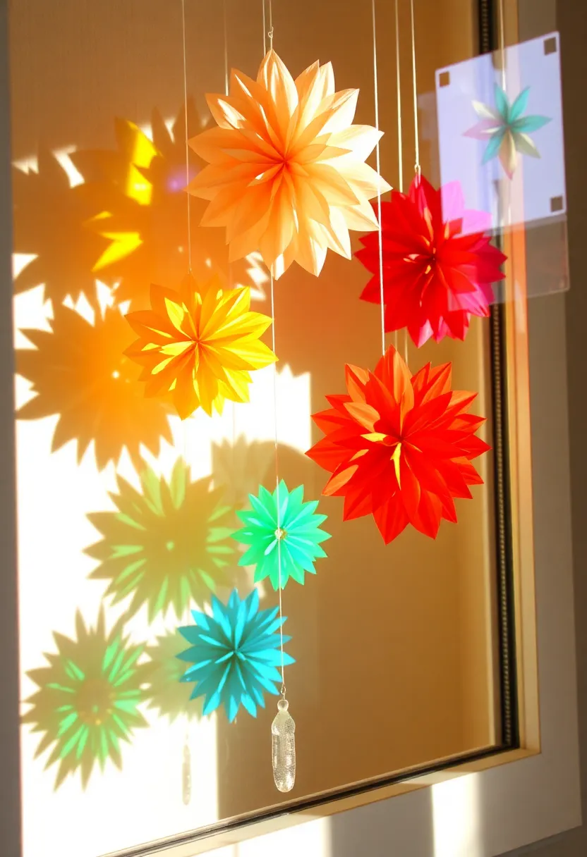 22 Simple Paper Crafts That Will Make Your Heart Melt (Wait Until You See #12!) - 20. Paper Suncatchers