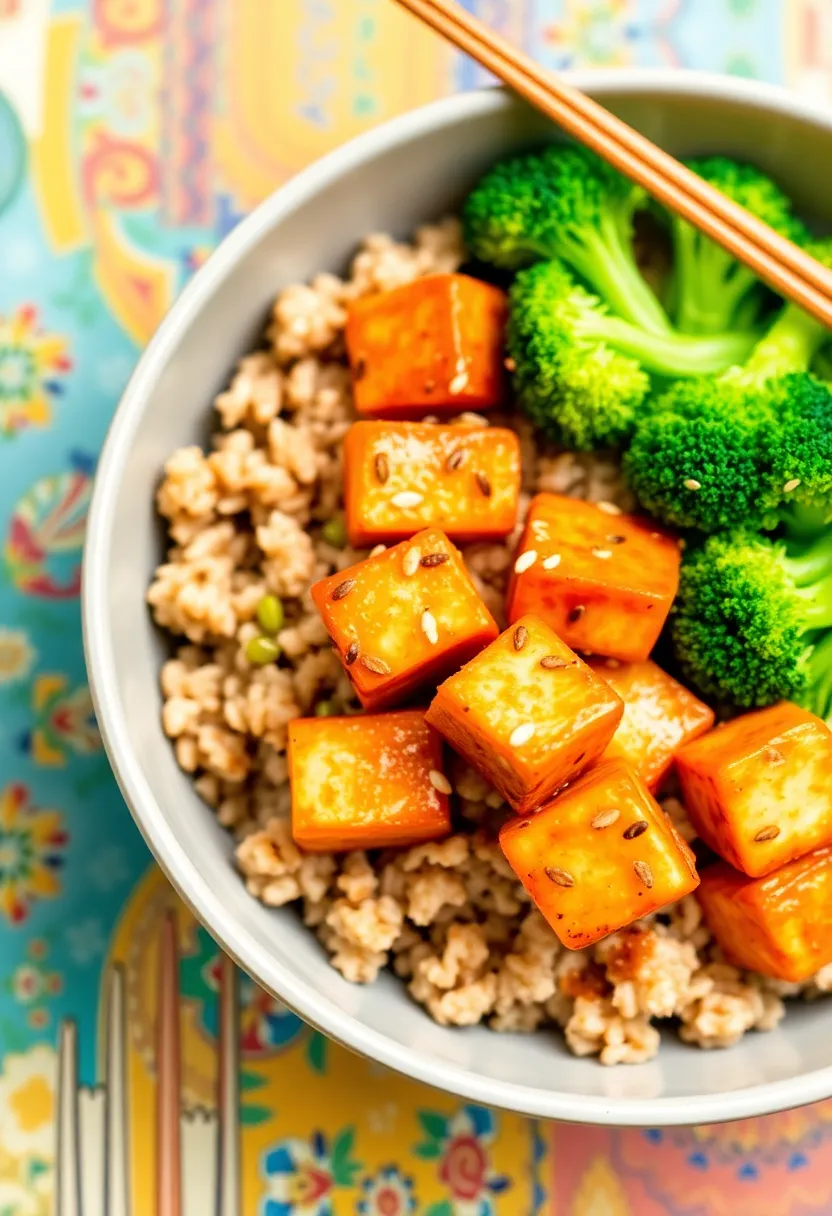 25 Meal Prep Ideas That Will Change Your Weeknight Dinner Game (Don't Miss #14!) - 10. Spicy Sriracha Tofu Bowls