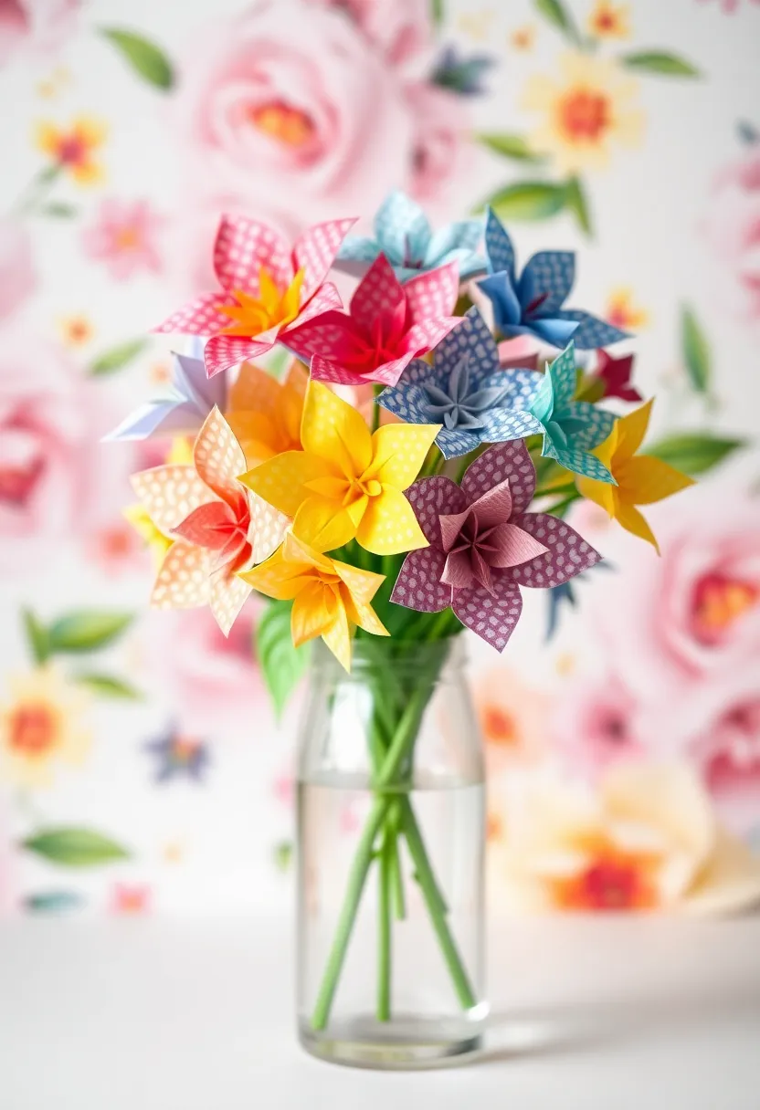 22 Simple Paper Crafts That Will Make Your Heart Melt (Wait Until You See #12!) - 2. Origami Flowers