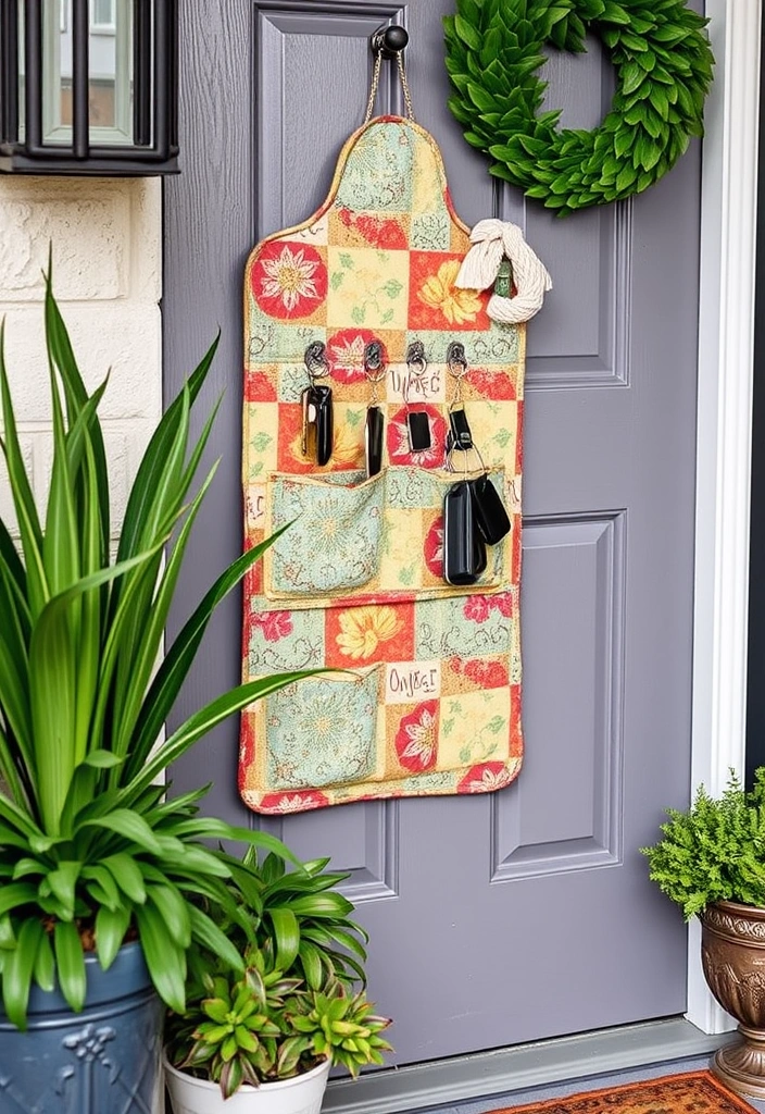 14 Easy Fabric Craft Projects That Even Beginners Can Master (Try #6 Today!) - 14. Fabric Key Holder