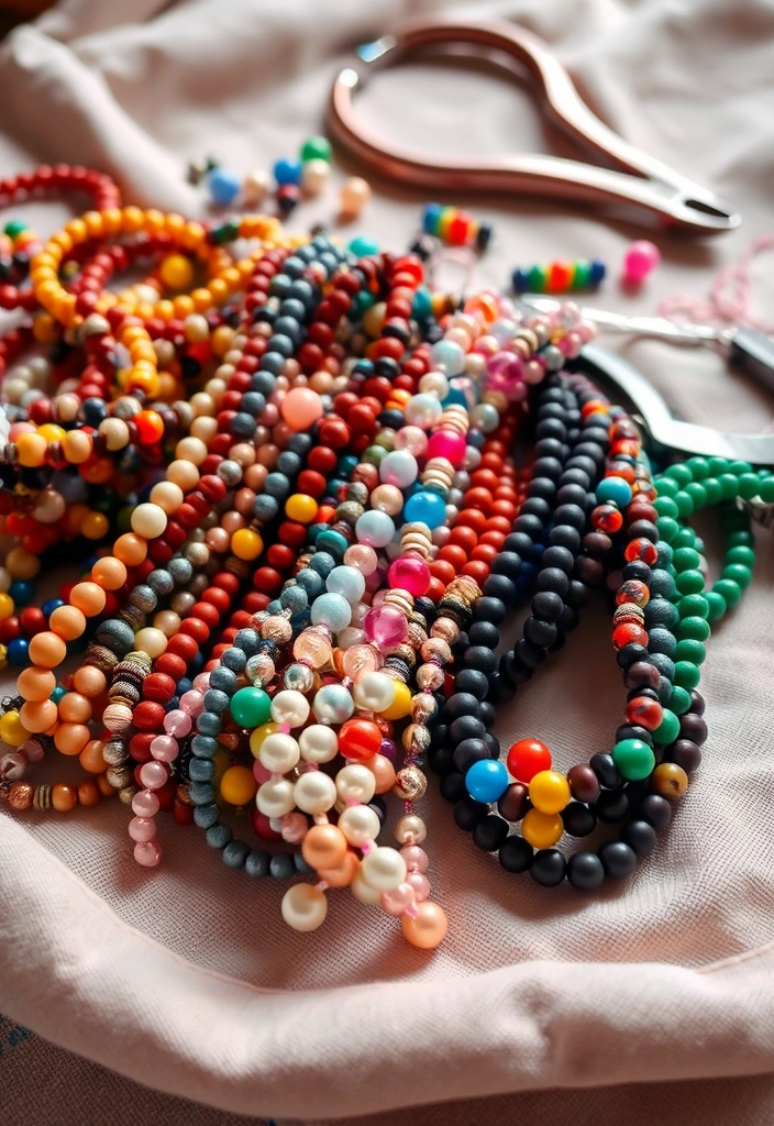 14 Simple Beginner Craft Ideas That'll Make You Feel Like a Pro (Even If You're a Total Newbie!) - 3. Beaded Bracelets