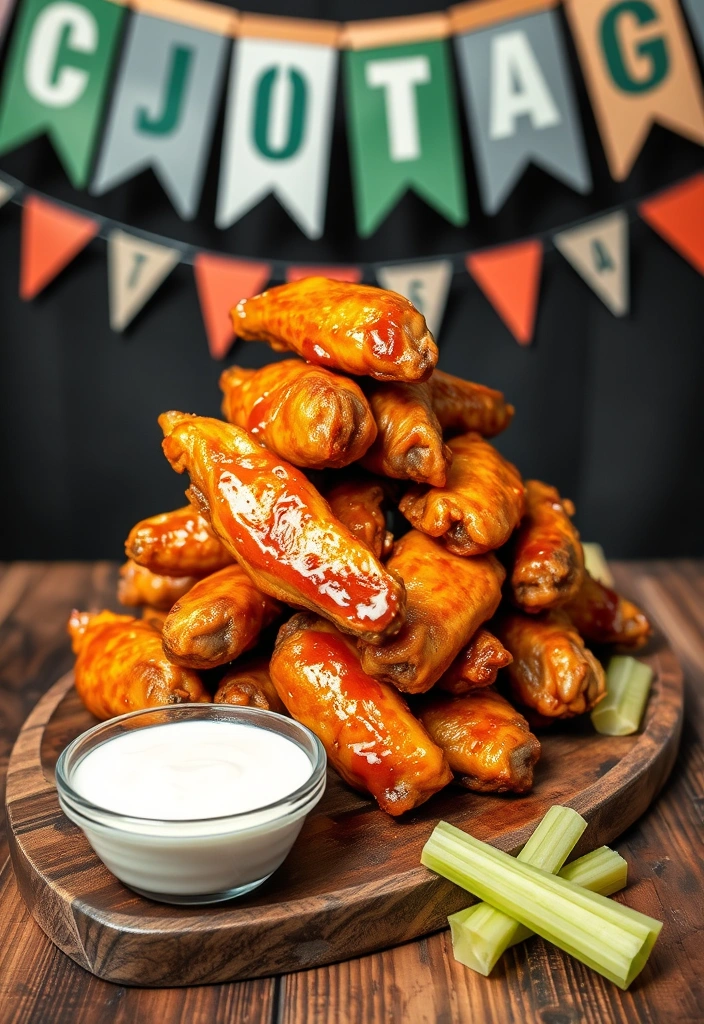 12 Healthy Game Day Recipes That Taste Indulgent (Your Waistline Will Thank You!) - 2. Spicy Baked Chicken Wings