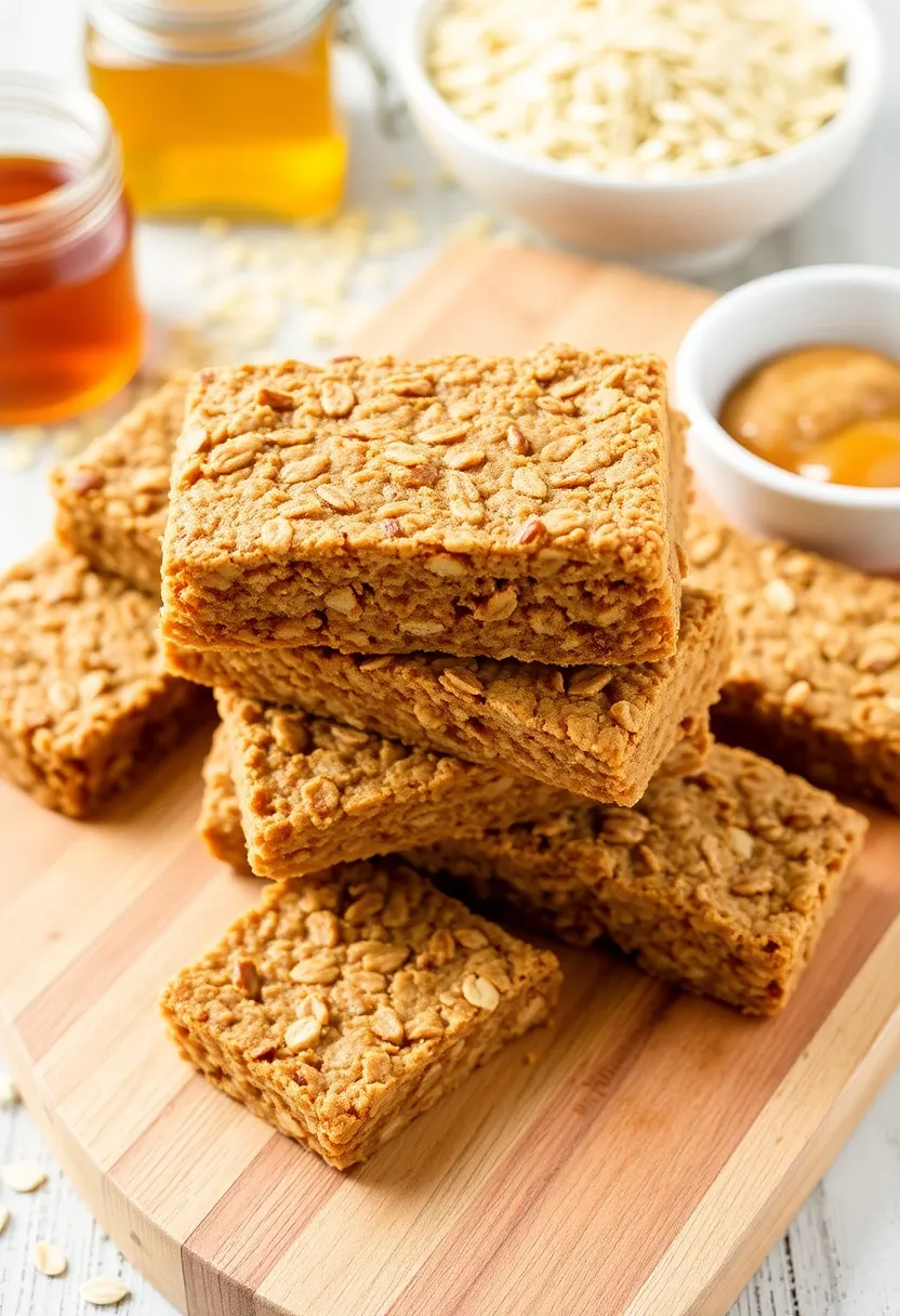22 Healthy Snacks You Can Make in a Snap (Perfect for Busy Days!) - 16. Oatmeal Energy Bars