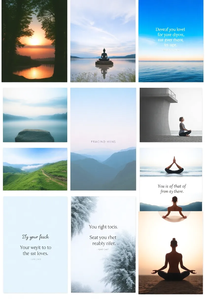 10 Inspiring 2025 Vision Board Ideas That'll Ignite Your Dreams! - 8. Spirituality and Mindfulness