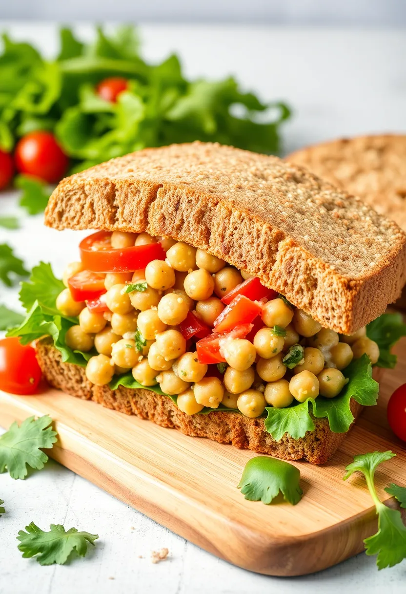 25 Meal Prep Ideas That Will Change Your Weeknight Dinner Game (Don't Miss #14!) - 23. Chickpea Salad Sandwiches